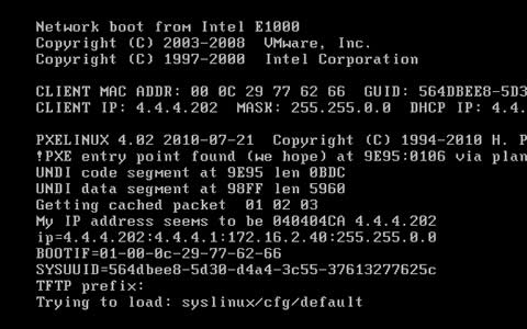 使用PXE安装Linux